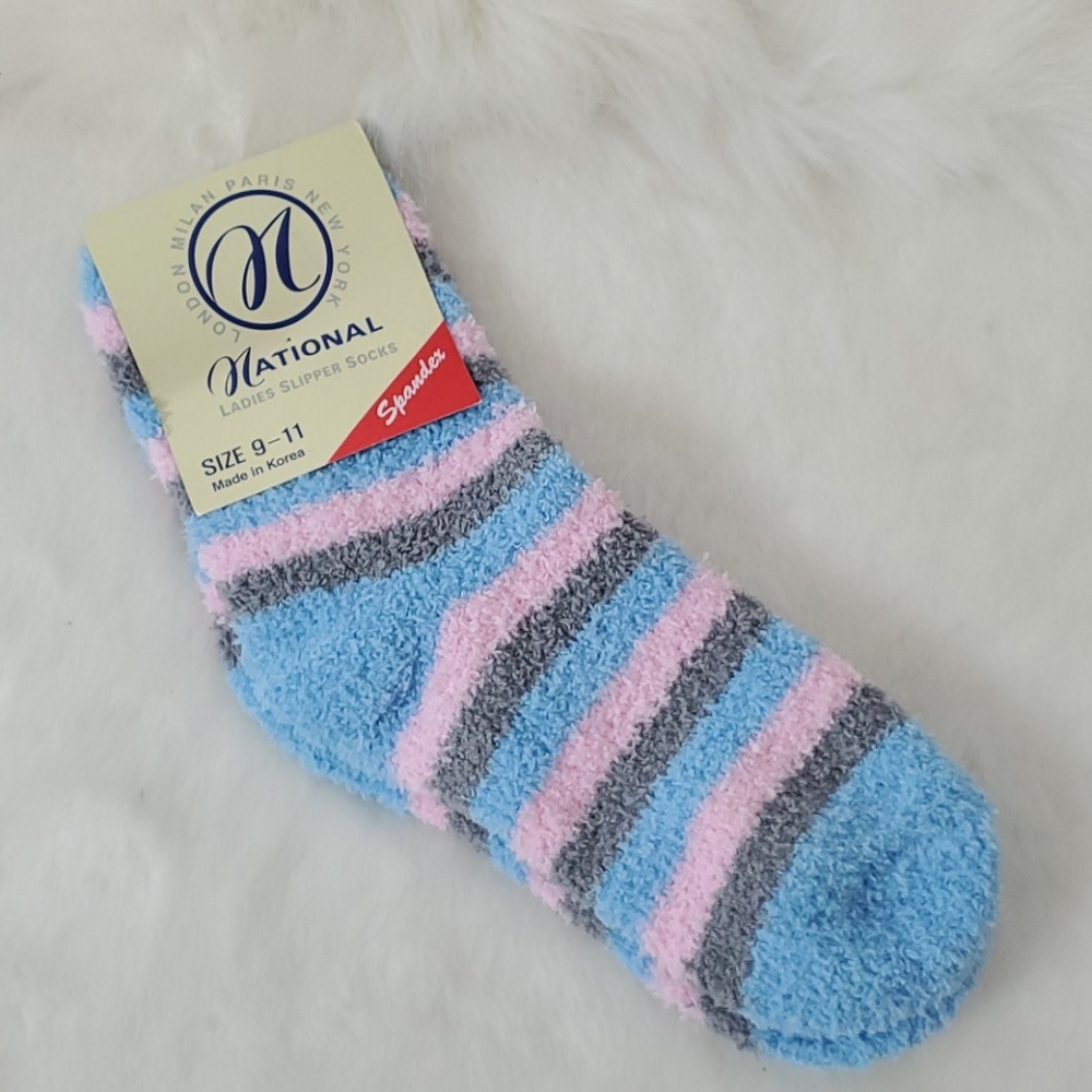 National slipper socks New size 9-11 women soft